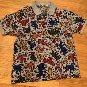 very Rare Men's Lacoste x Keith Haring Polo Shirt